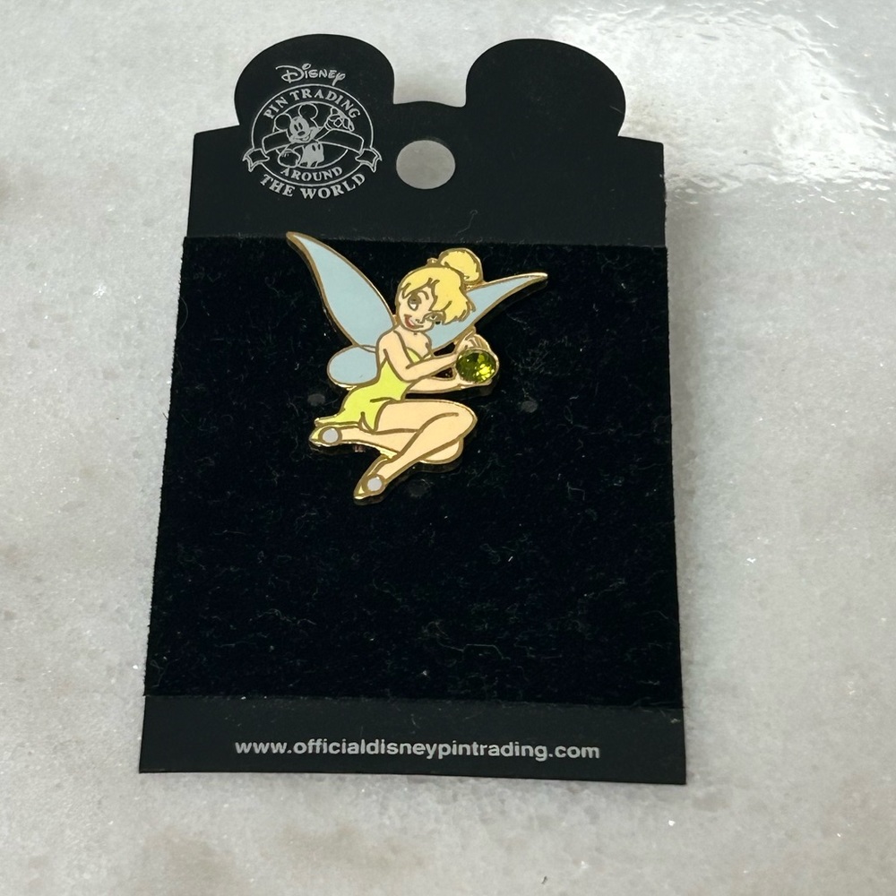 Disney Trading Pin Tinker Bell August Birthstone